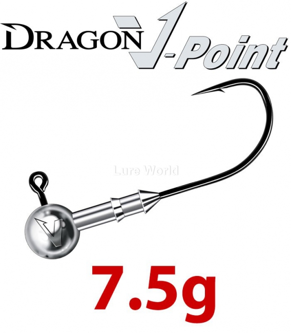 Dragon V-Point Speed Jig Head 7.5g (3 pcs) - hook sizes 1/0-6/0