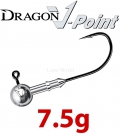 Dragon V-Point Speed Jig Head 7.5g (3 pcs) - hook sizes 1/0-6/0