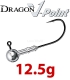 Dragon V-Point Speed Jig Head 12.5g (3 pcs) - hook sizes 1/0-6/0