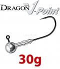 Dragon V-Point Speed Jig Head 30g (3 pcs) - hook sizes 3/0-6/0