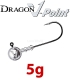 Dragon V-Point Classic Jig Head 5g (5 pcs) - hook sizes 1/0-6/0