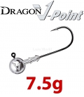 Dragon V-Point Big Game Jig Head 7.5g (3 pcs) - hook sizes 7/0-10/0