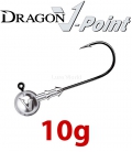 Dragon V-Point Big Game Jig Head 10g (3 pcs) - hook sizes 7/0-10/0