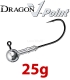 Dragon V-Point Speed Jig Head 20g (3 pcs) - hook sizes 1/0-6/0