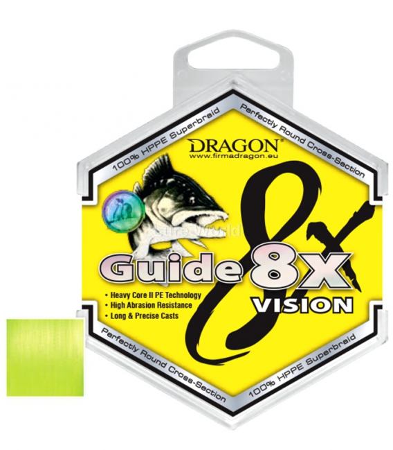 Dragon/Toray Guide 8X Vision Yellow Lure Braid