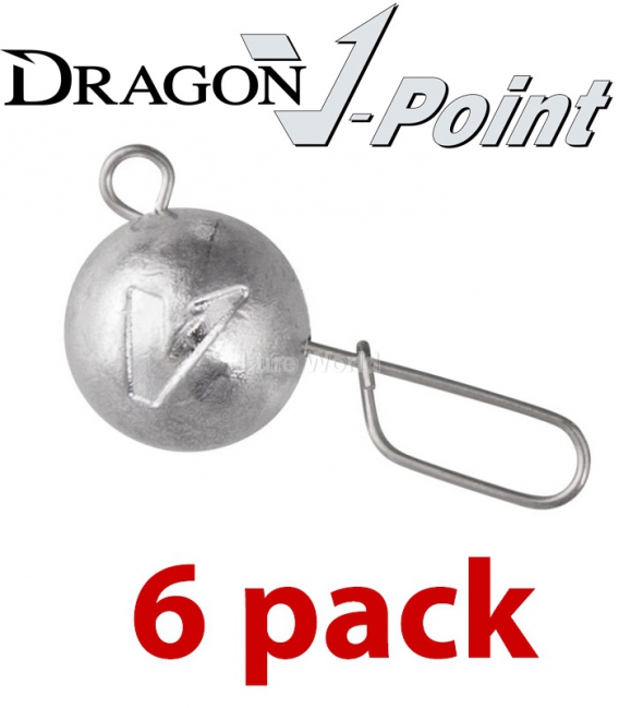 Dragon V-Point Flexi Jig Head Straight Cheburashka - 5-25g 6 pack