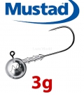 Mustad Classic Jig Head 3g (3 pcs) - hook sizes 1-6/0