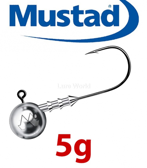 Mustad Classic Jig Head 5g (3 pcs) - hook sizes 1-6/0