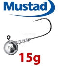 Mustad Classic Jig Head 15g (3 pcs) - hook sizes 1-6/0