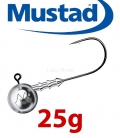 Mustad Classic Jig Head 25g (3 pcs) - hook sizes 1-6/0