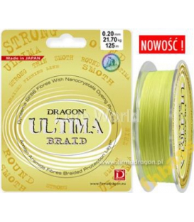Dragon Ultima Yellow Hi-Viz Fishing Braid Line